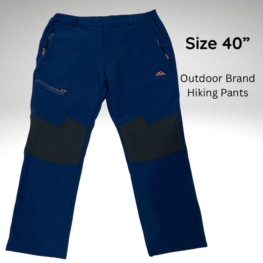 Outdoor Brand Men’s Hiking Pants – Size 40 – Navy & Black